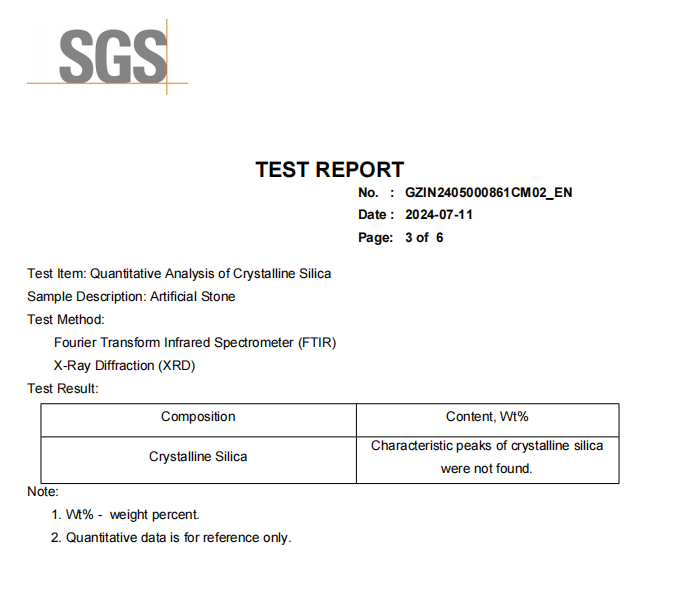 silicon-free certification