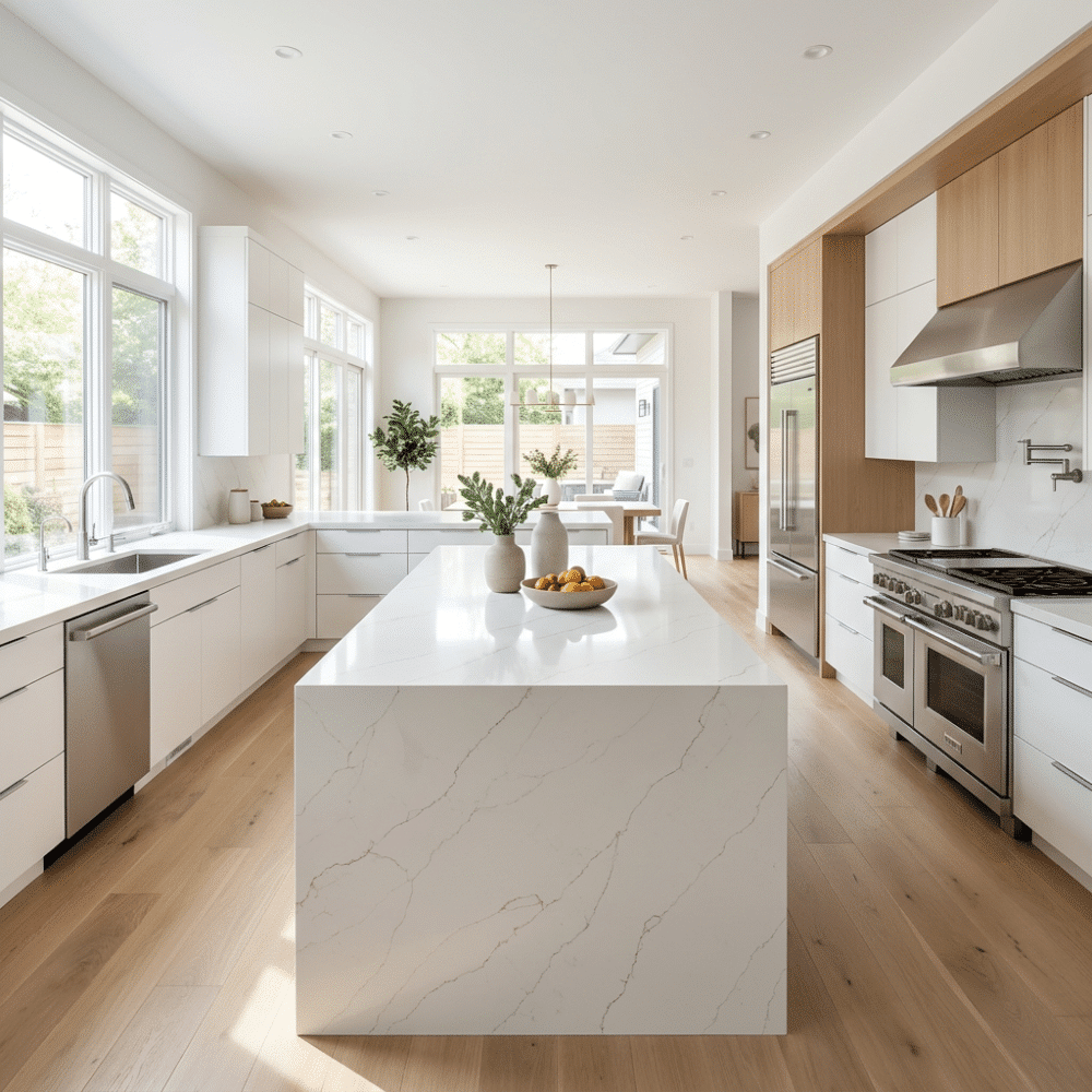 warm gold veined quartz slabs for countertops gq t355
