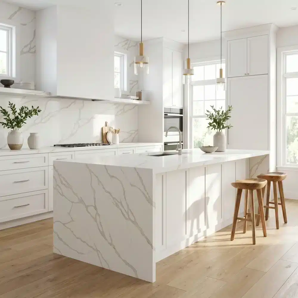 classic calacatta quartz slabs gq t265 for wholesale