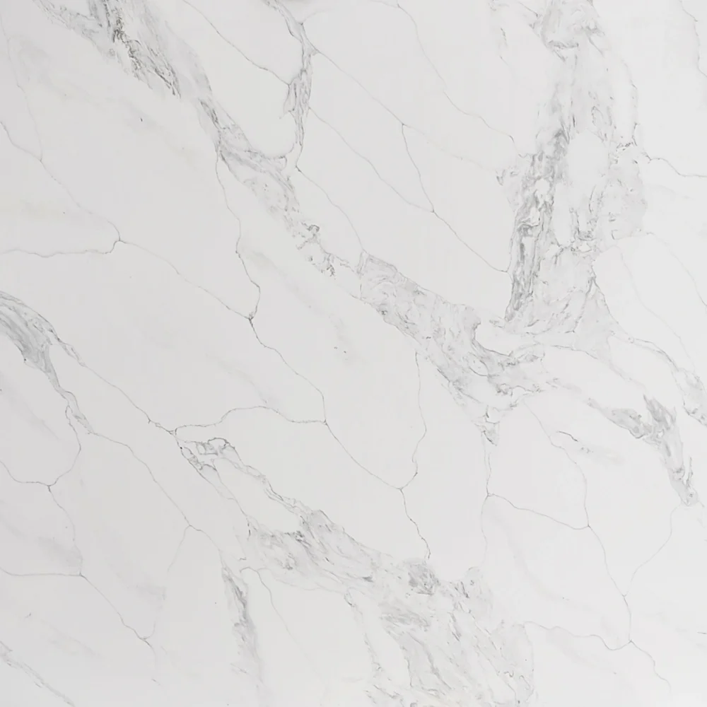 Calacatta Artico Quartz Slab GQ-T347 for Wholesale