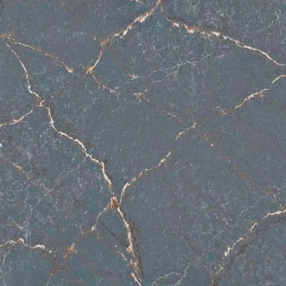 Calacatta Midnight Gold Vein Quartz Surface GQ-T352 for Wholesale