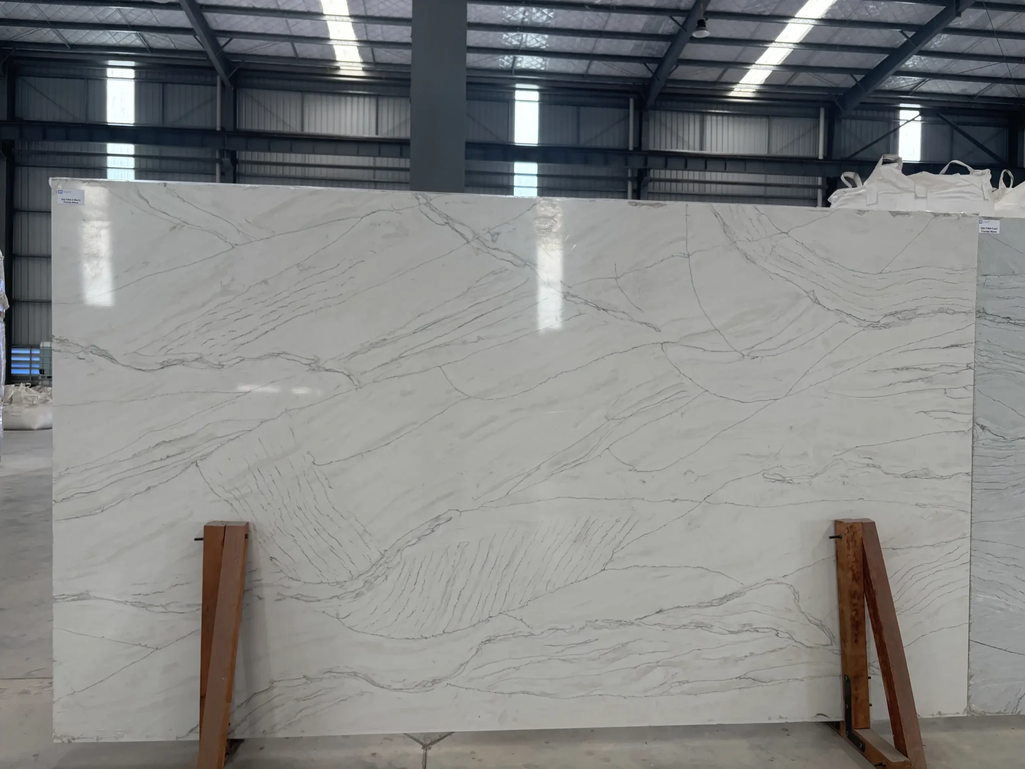 florida wave quartz slabs with gray veining gq t464 florida wave quartz slabs with gray veining gq t464