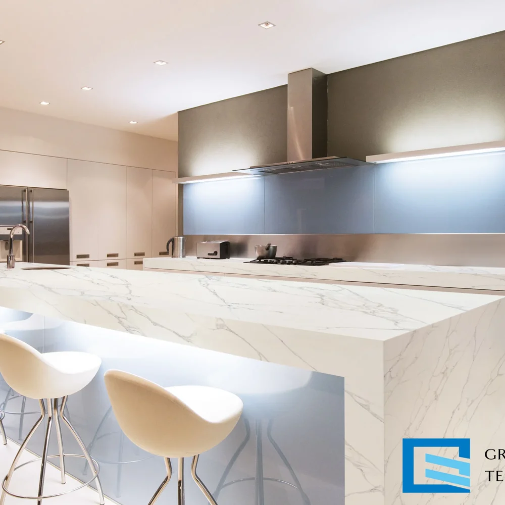 t218 feature pic project calacatta volakas white quartz slabs for walls and tiles bright pure soft silver grey vein faint blue undertone