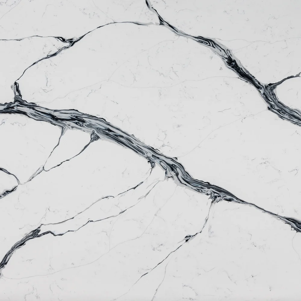 t222 feature pic wholesale quartz white with black gray wood veins crisp pure bold charcoal vein soft silver line