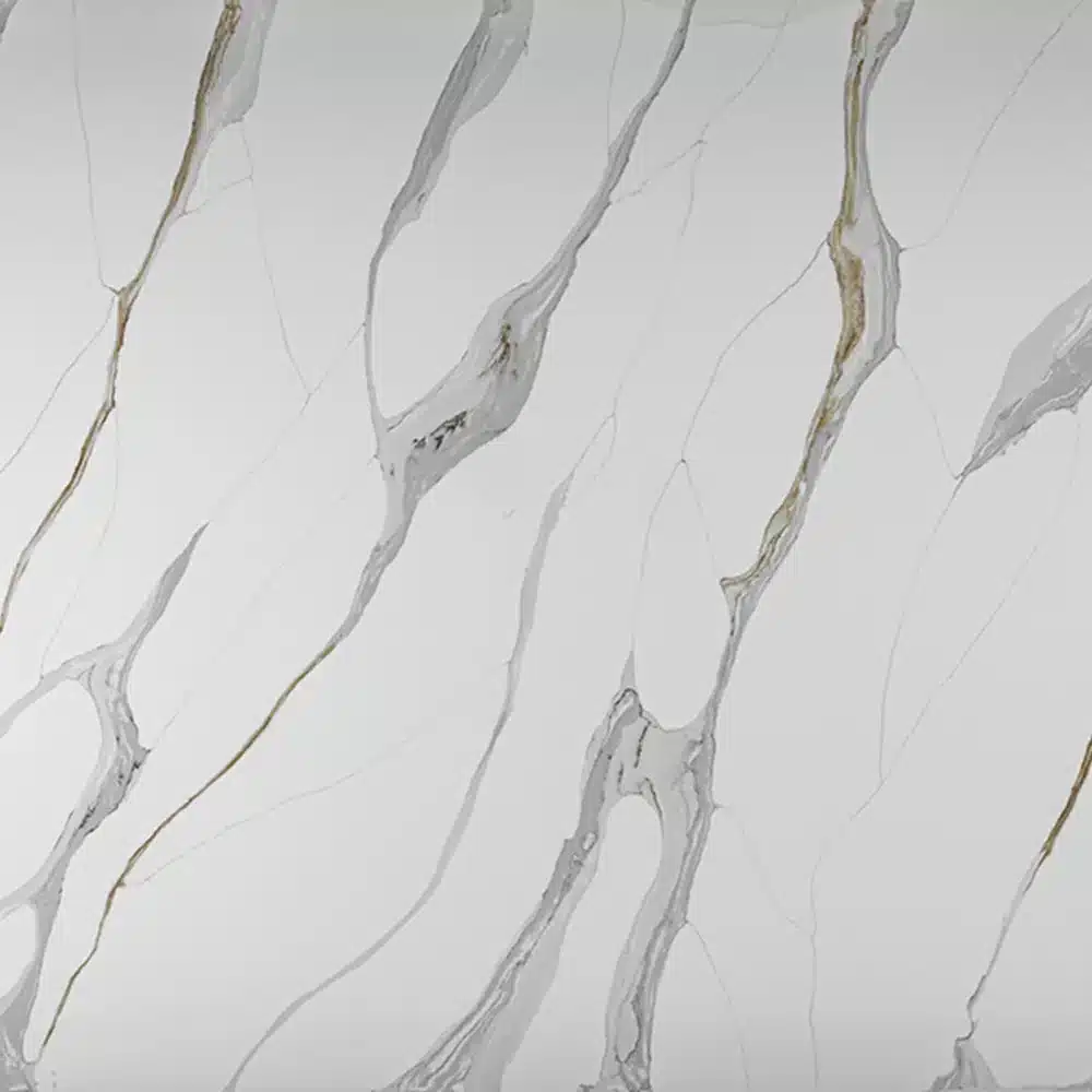 Calacatta Gold Quartz Surface GQ-T312 for Wholesale