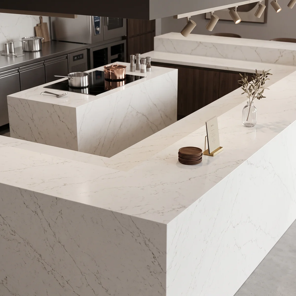 calacatta nimbus quartz slab gq t334 for wholesale