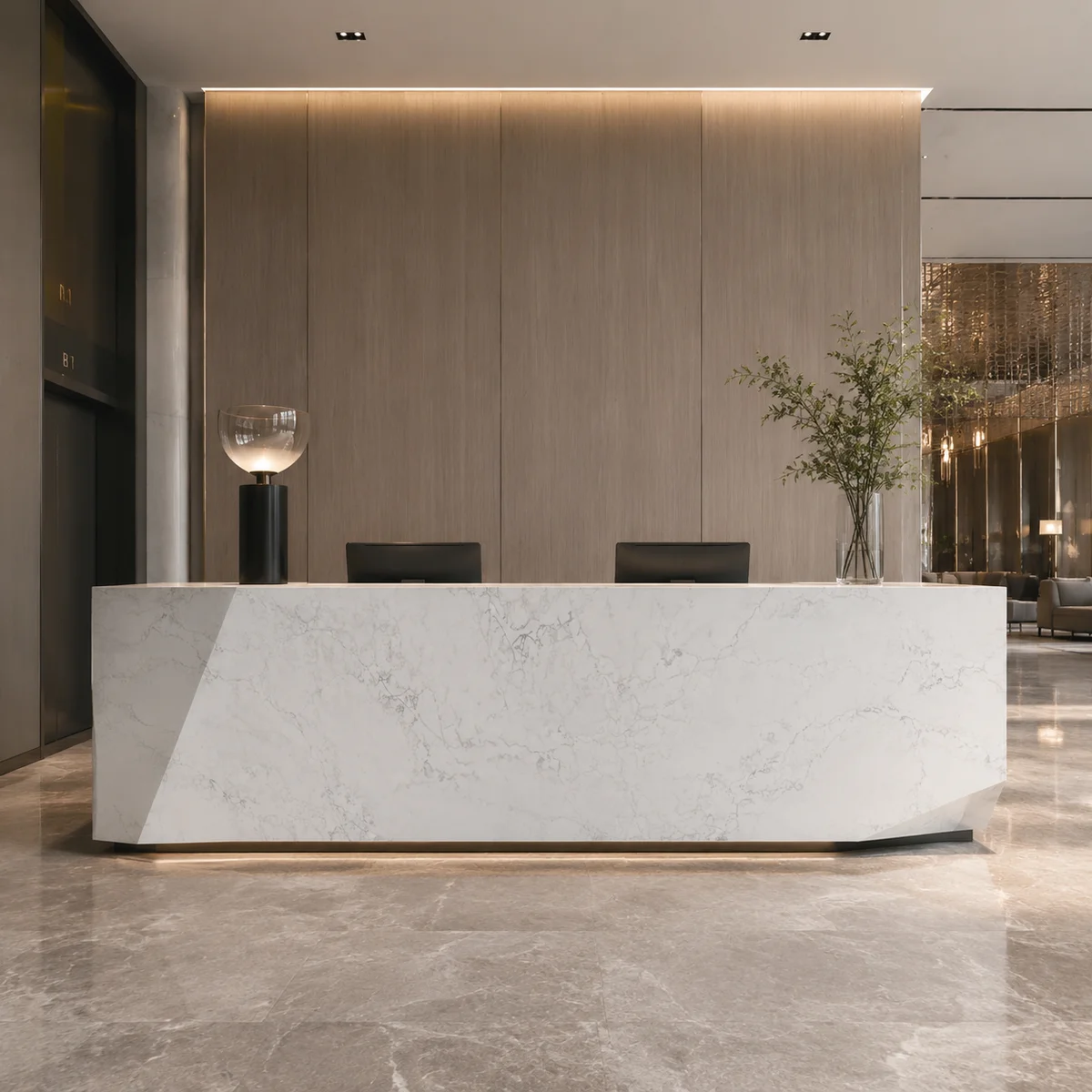 cloudscape quartz countertops gq t343 for wholesale