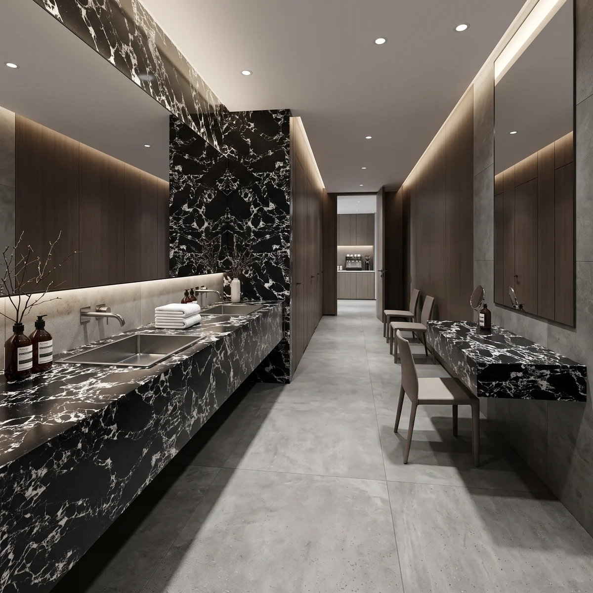 noir bulgari quartz countertops gq t357 for wholesale