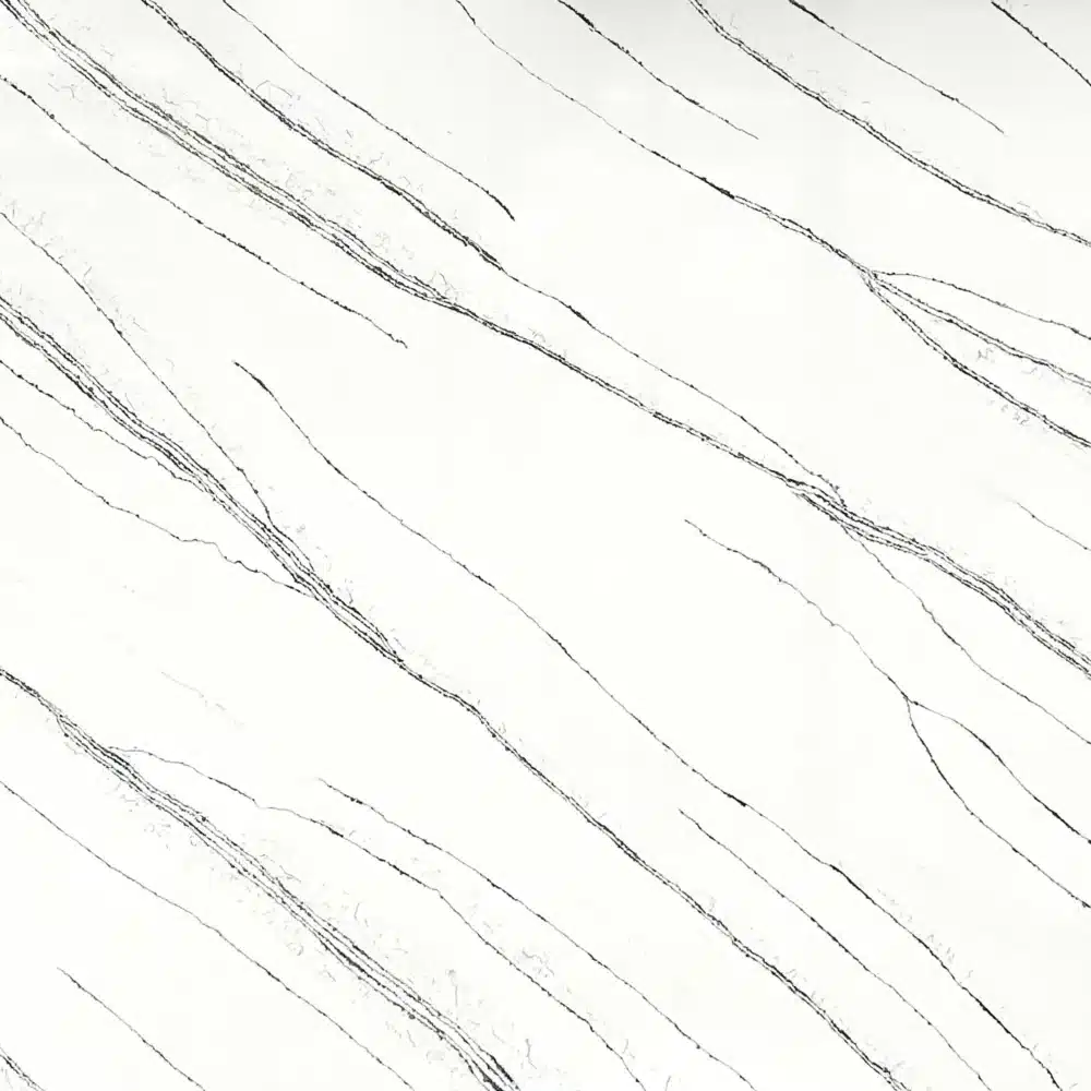 Calacatta Linear Noir Quartz Surface GQ-T433 for Wholesale