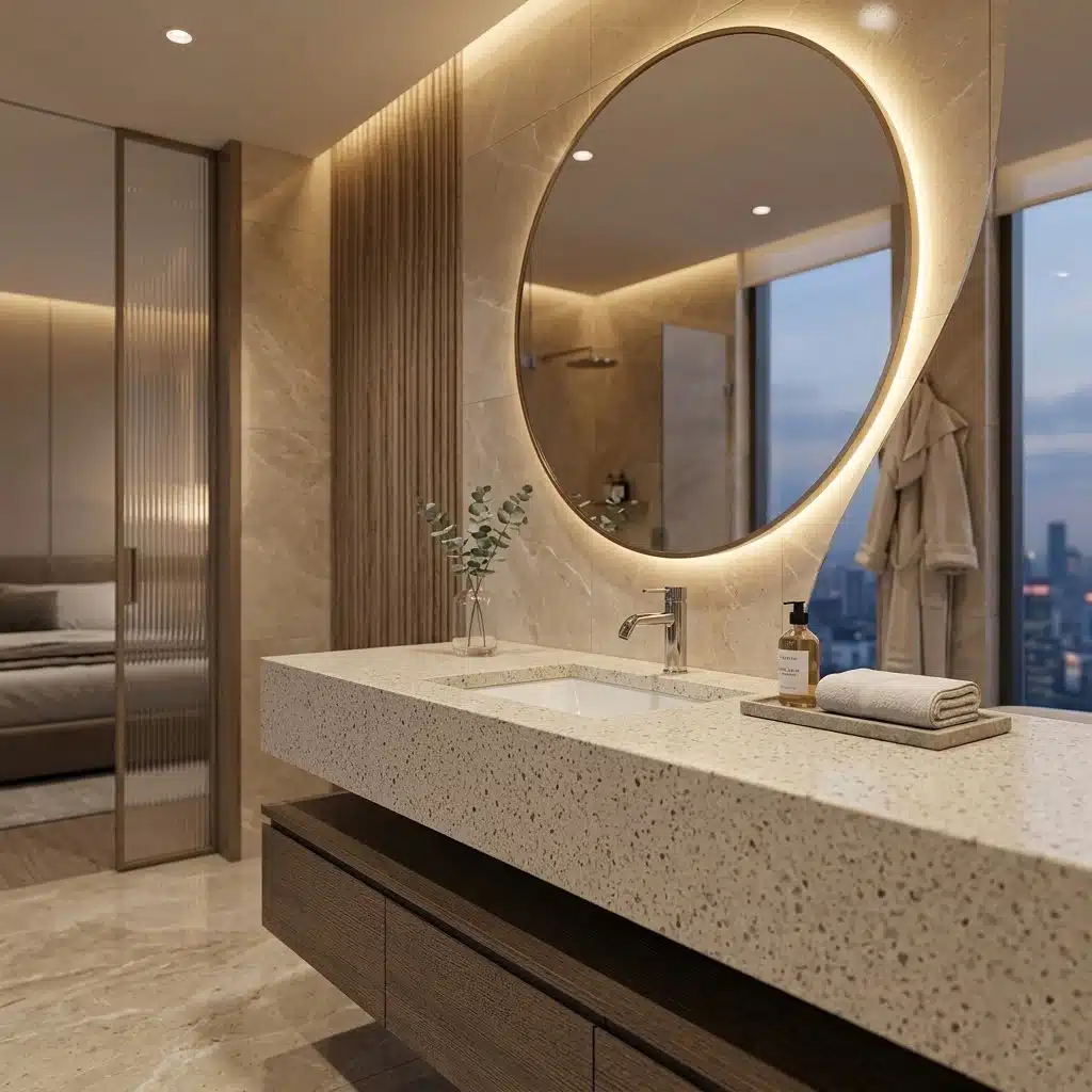 beige terrazzo concrete look quartz gq fg514 for wholesale