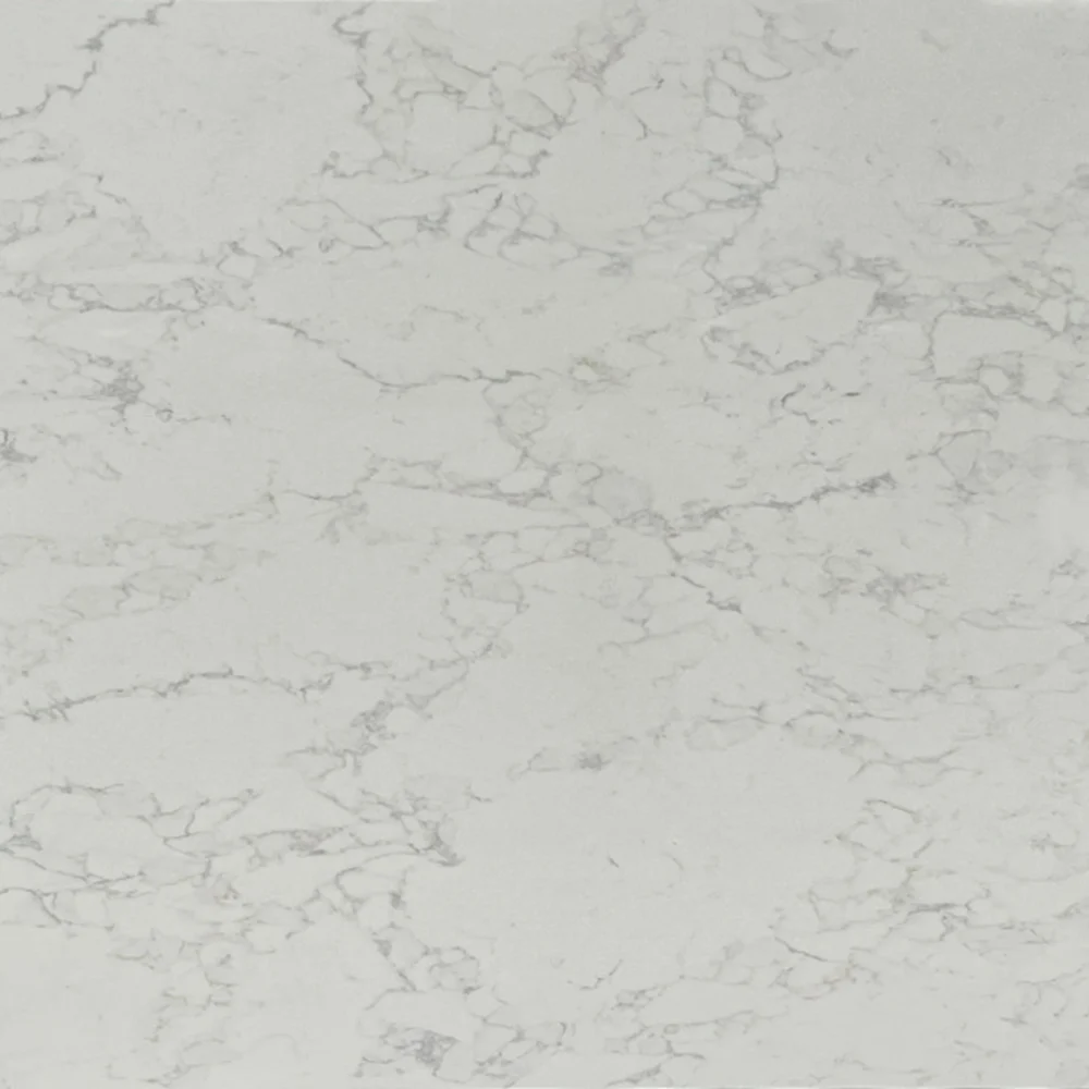 gq t0117 feature pic calacatta arabescato quartz countertops soft cool white with light grey undertone delicate fine silver grey vein network 2