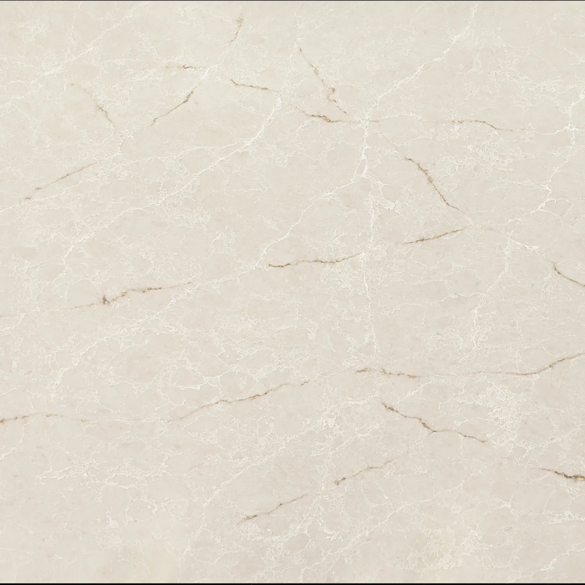 gq t390 feature pic warm crema marfil quartz surface soft warm cream white very faint gold brown linear vein